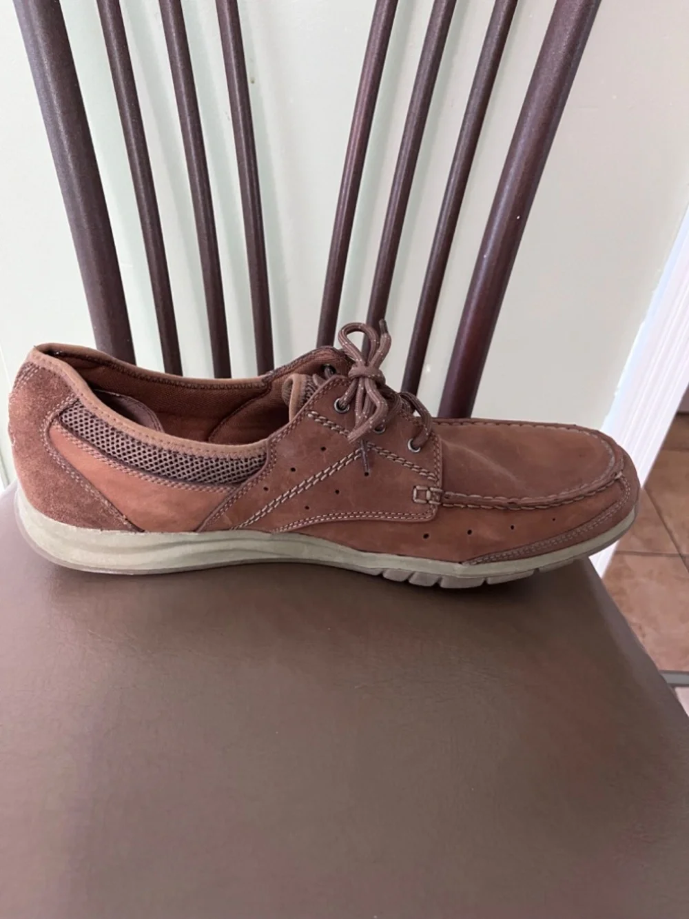 Clarks Armada English Oxford Brown Suede/Nubuck/Men’s Size 15M
